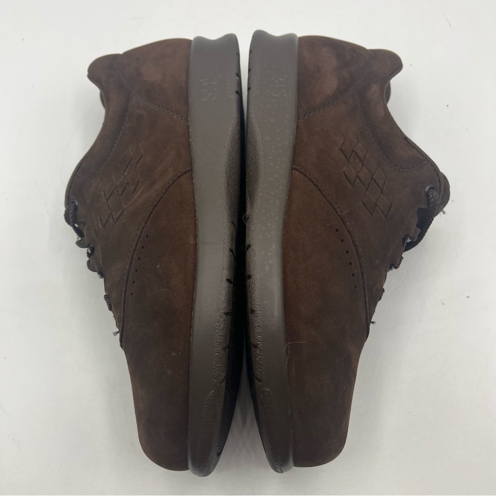 SAS Womens Free Time Chocolate Brown Suede Walking Shoes Sz 5.5 Tripad Comfort - Picture 9 of 14